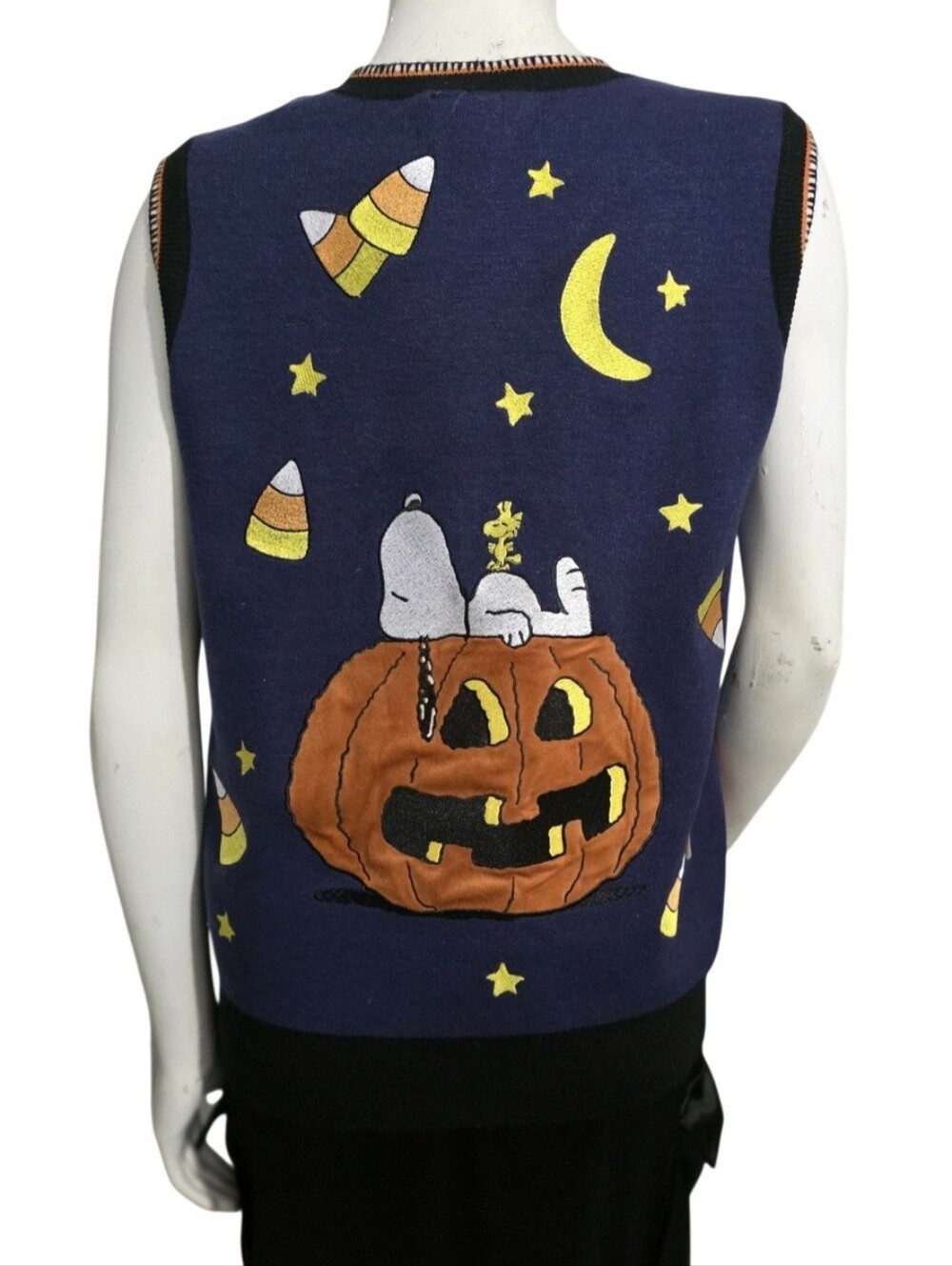 Box Lunch Peanuts Cardigan Vest Size Small NWT Unisex - Picture 5 of 15